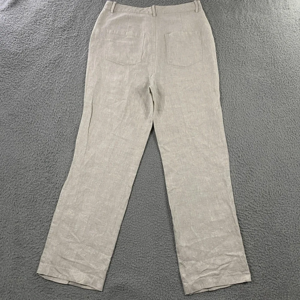 Reformation Pants Womens 8 100% Linen Straight Leg‎ Lightweight Summer Resort
